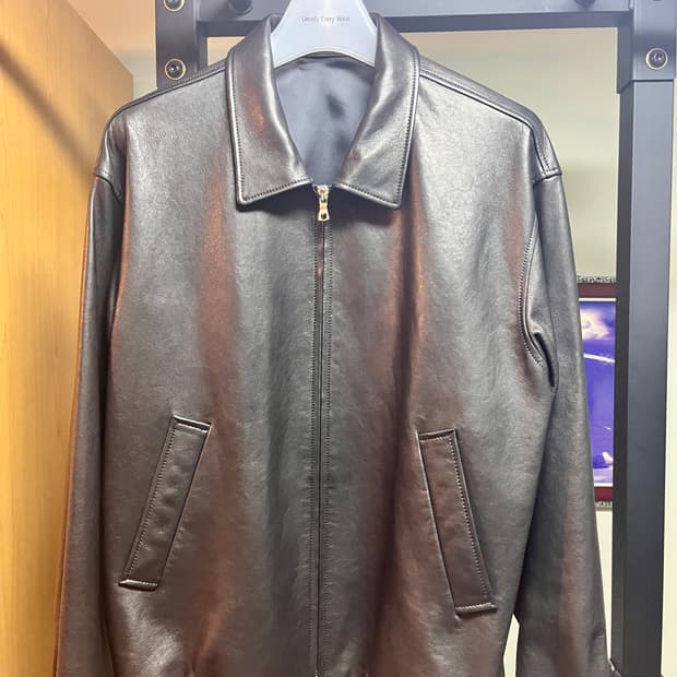 SEW 레더 블루종 2사이즈