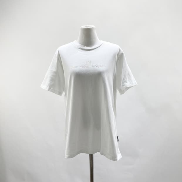 장미쉘바스키아 여성반팔티셔츠 화이트 90 