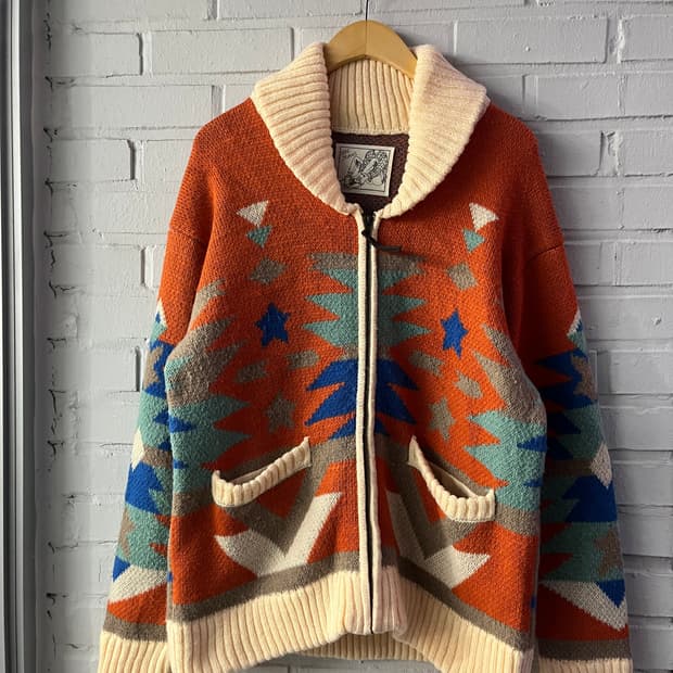 GRC JEANSL knit zip up