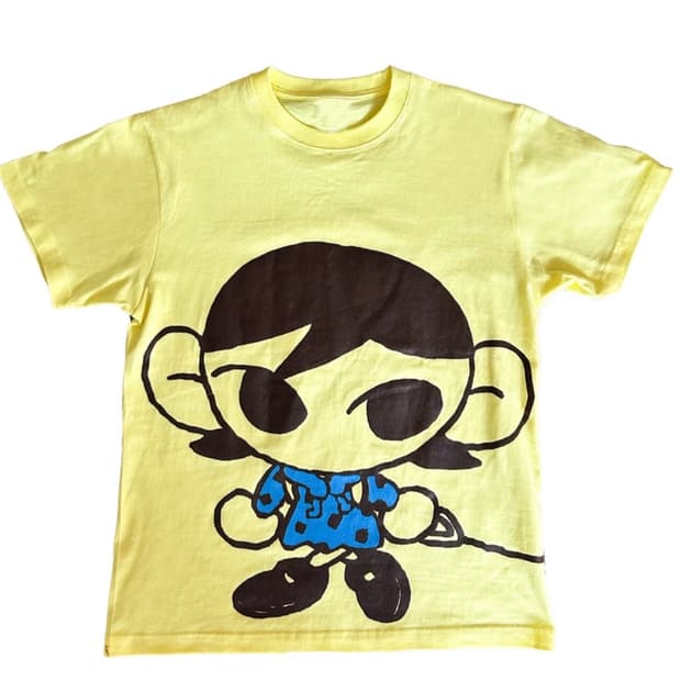 miri doggy T-shirt (light yellow)