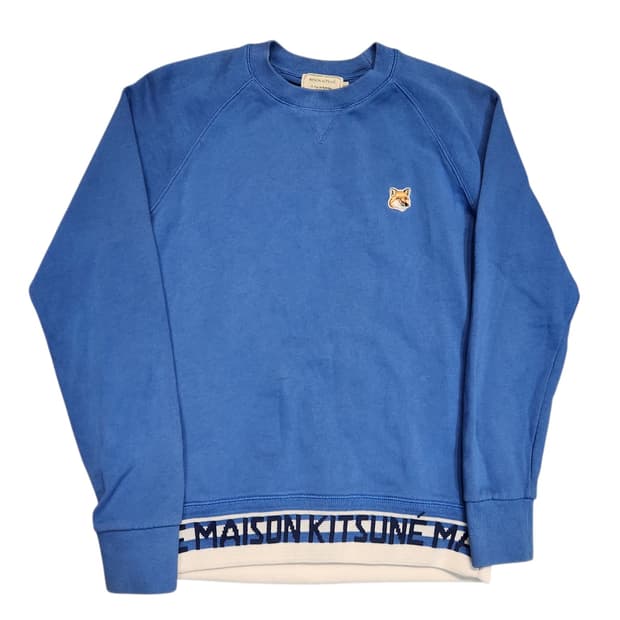 메종키츠네 폭스 패치 맨투맨 (XS)