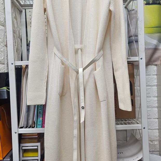 로로피아나 여성 니트가디건 55 벨티드 캐시미어 롱가디건 AC97