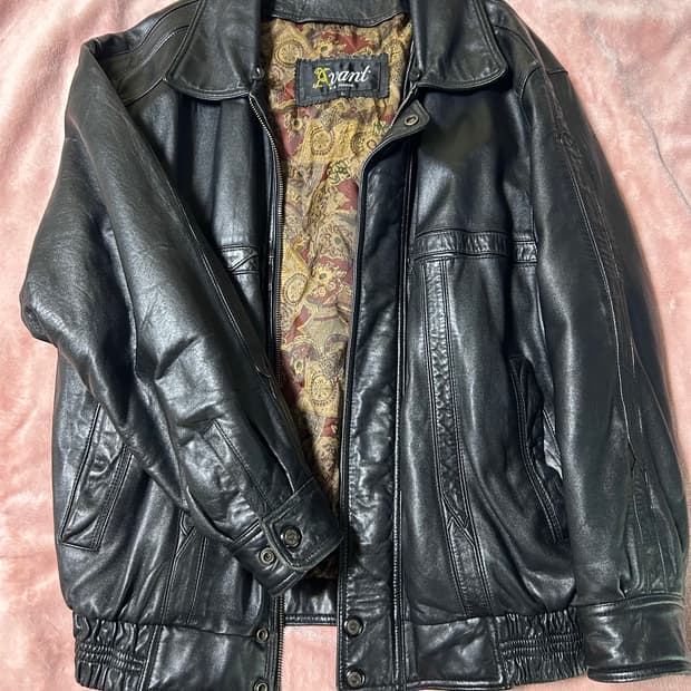 가죽 레더 자켓