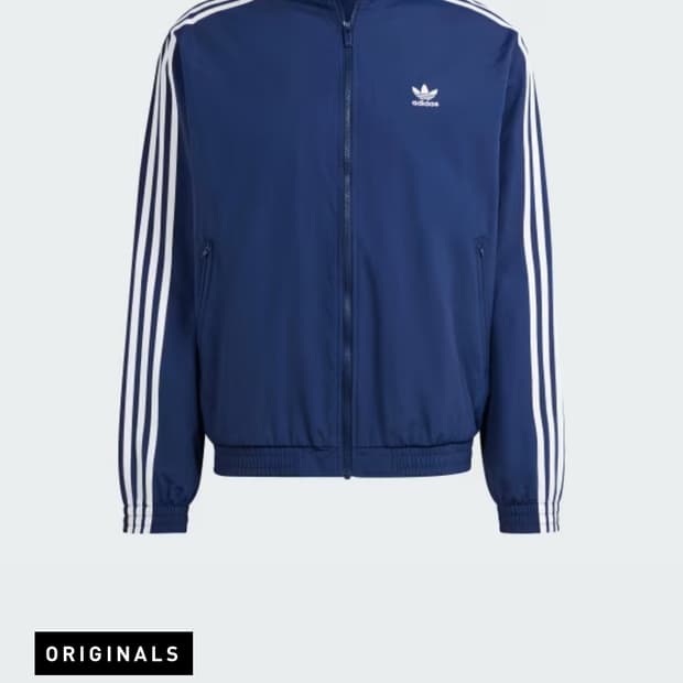 아디다스 파이어버드 우븐 트랙탑 네이비