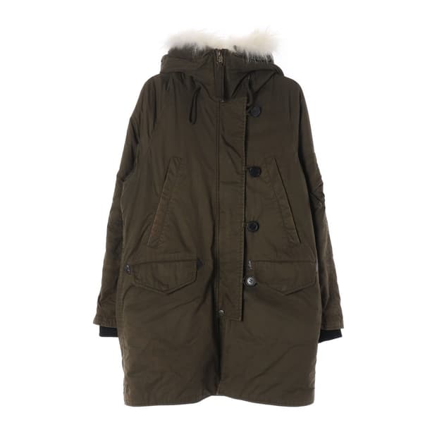 카이아크만 리플리카 프로젝트 퍼 안감 롱 야상 자켓 S