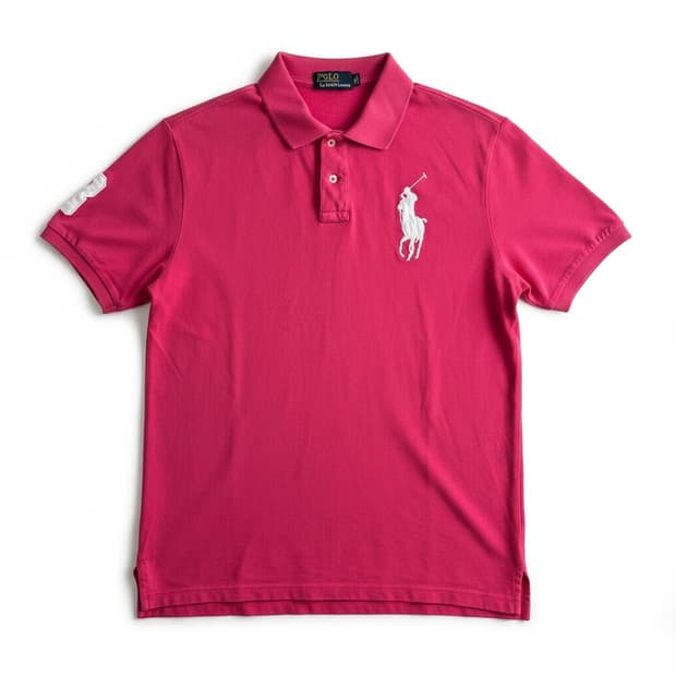 폴로 랄프로렌 빅포니 반팔 카라티 핑크 2XL