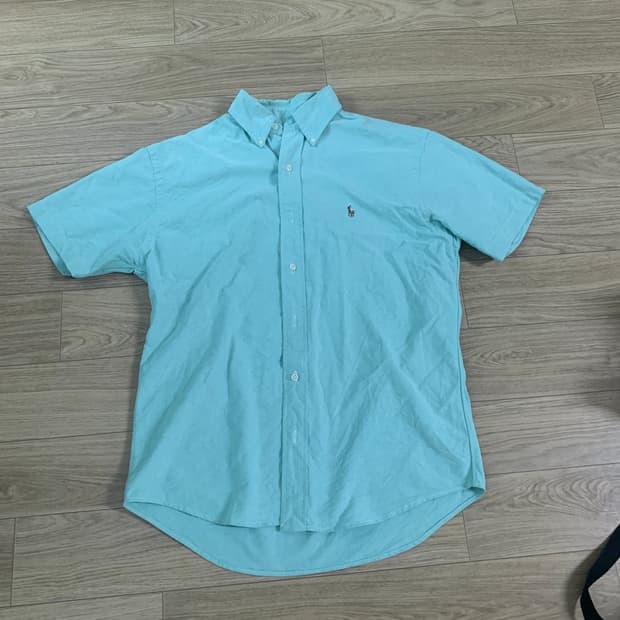 S) Polo 폴로 옥스퍼드 민트 반팔셔츠