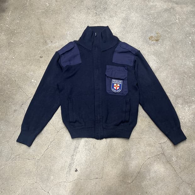 베를린 코만도 울 니트 집업