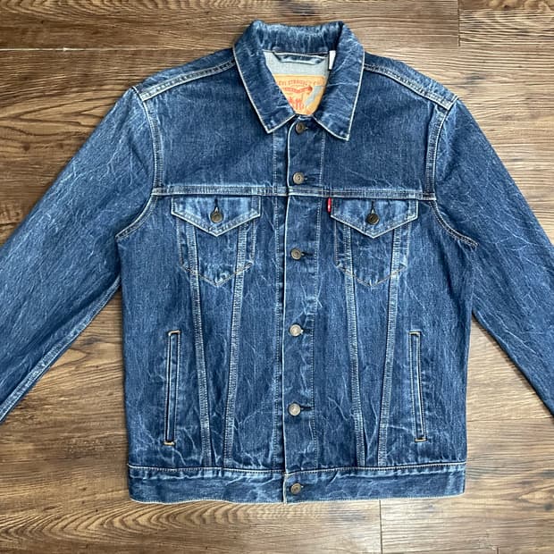 리바이스 트러커 데님 자켓 청자켓 딥인디고