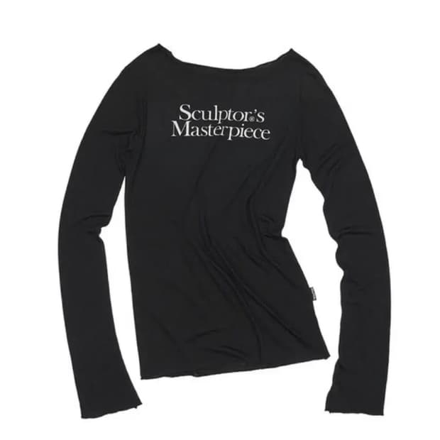 스컬프터 masterpiece sheer top black