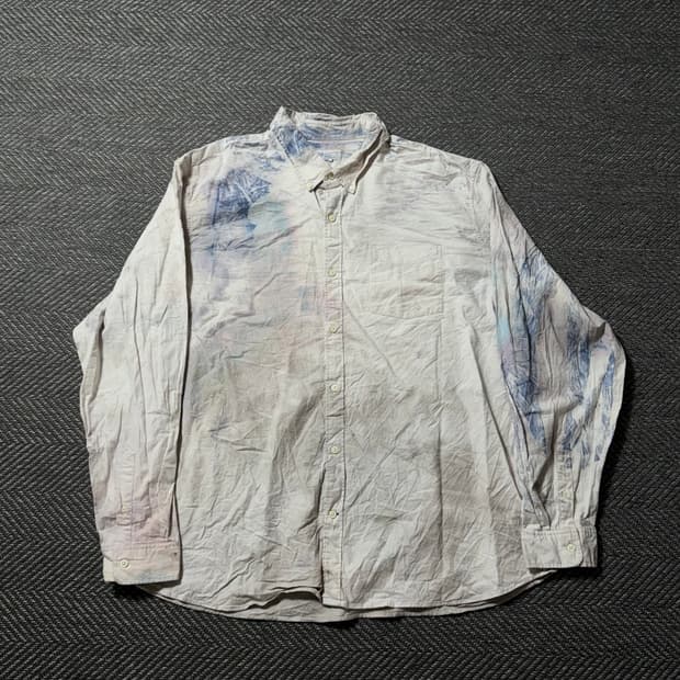 Gap 갭 타이다이 더티 워싱 셔츠 XXXL