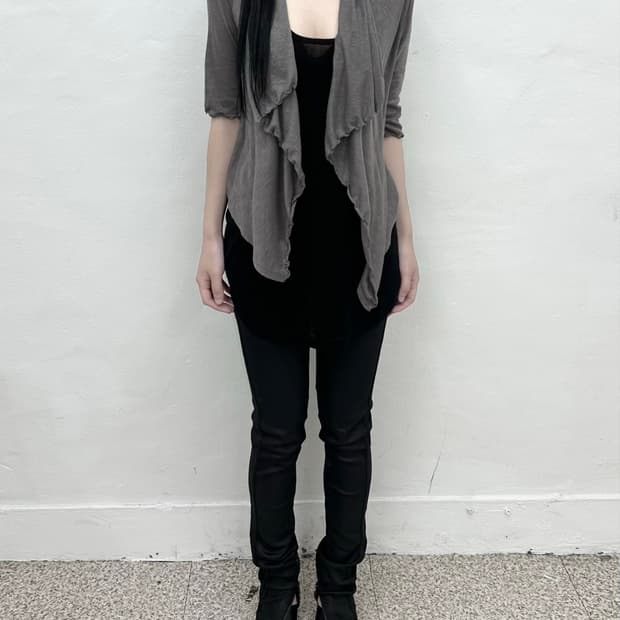 Chacoal drape open front cardigan