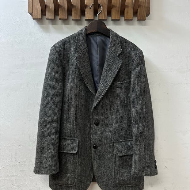 J.PRESS 제이프레스 울 100% 헤링본 코트