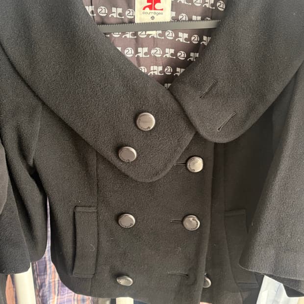 꾸레쥬 7부 코트자켓