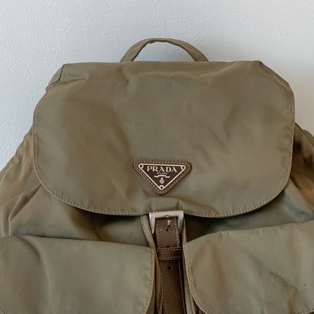 정품 빈티지 프라다 백팩