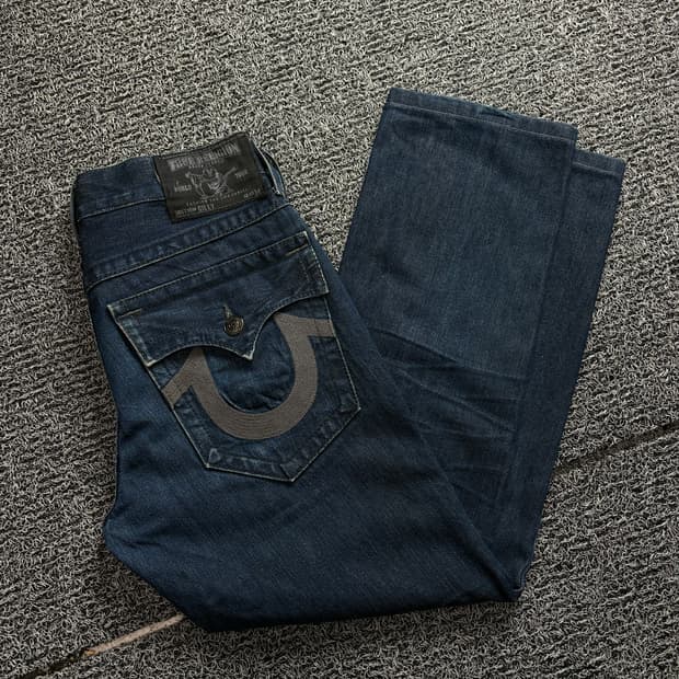 00s 트루릴리젼 y2k 빈티지 빌리 새미 부츠 데님 팬츠 1732