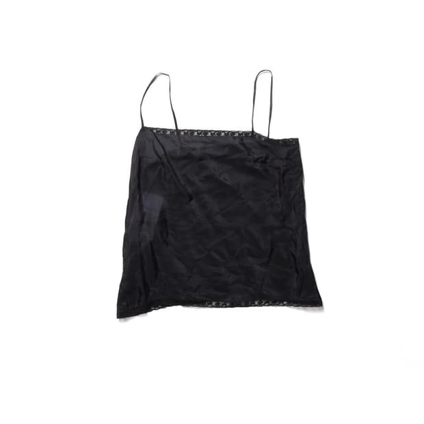 프라다 Prada Silk Blended Lace Trimmed Slee