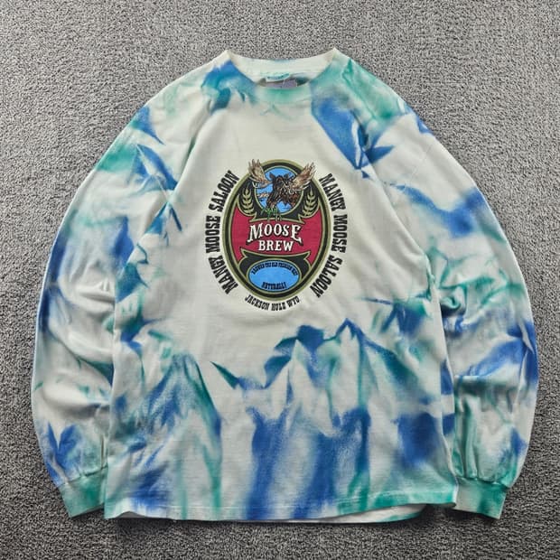 90's USA HANES 커스텀 싱글스티치 롱슬리브( L )/11424