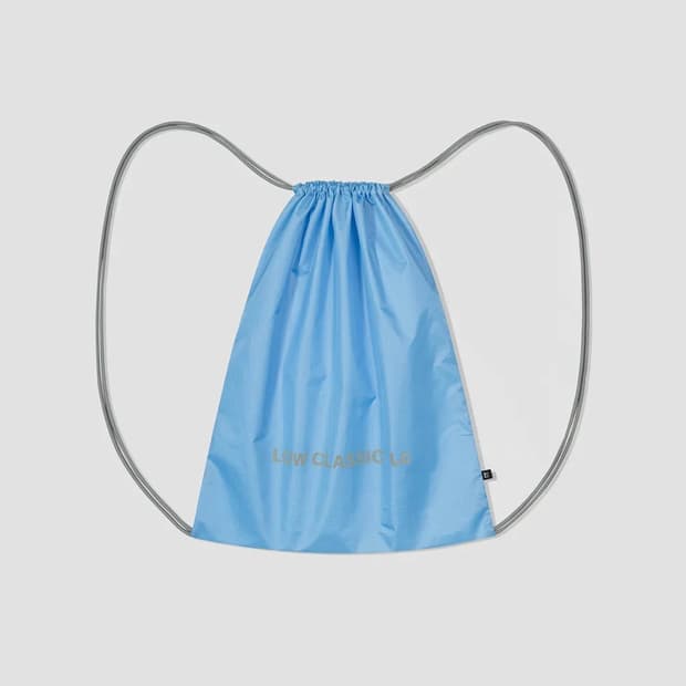 로우클래식 드로우 스트링 백 (blue)