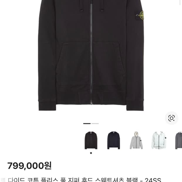 스톤아일랜드 후드집업