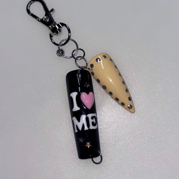 네일 팁 키링 nail tip keyring
