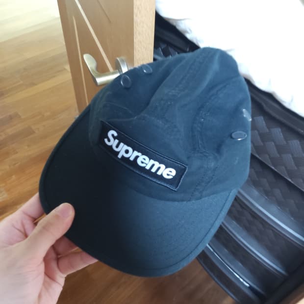 슈프림 밀리터리 캠프캡 블랙