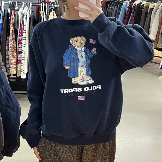 폴로 스포츠 베어 맨투맨