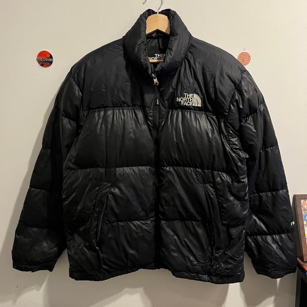 노스페이스 센터로고 700 눕시 패딩