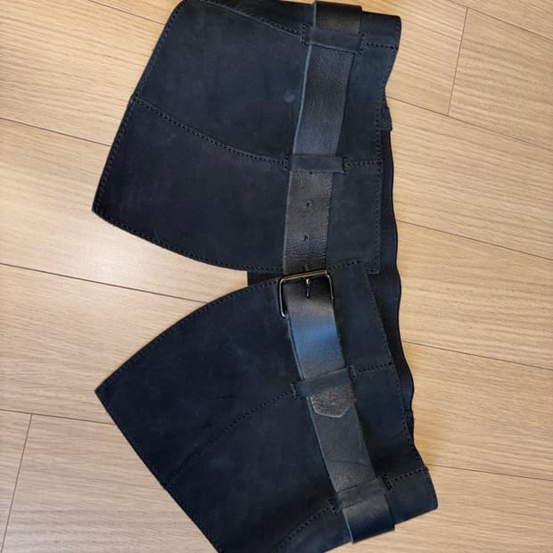 빈티지 레이어드 벨트 스커트