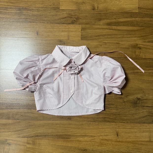 Rosetta Baby Shirt Pink Stripe