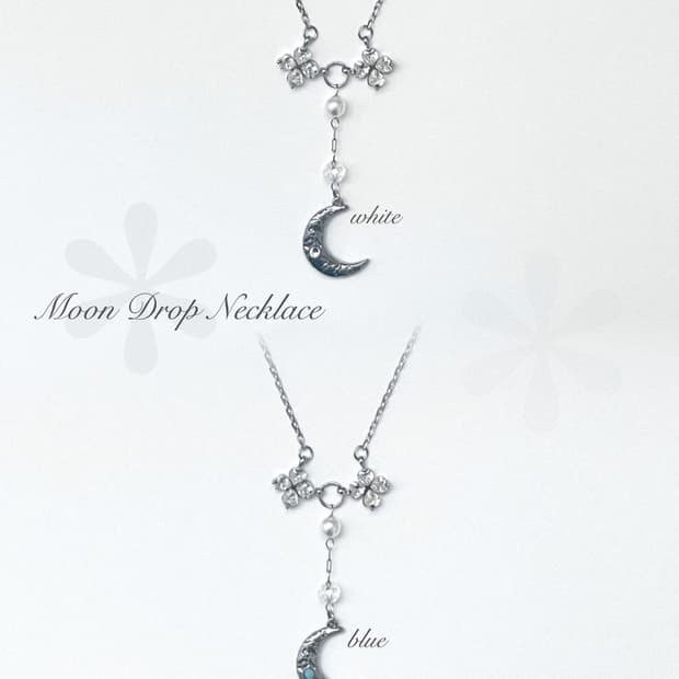Mood Drop Necklace 달 드롭 써지컬 목걸이