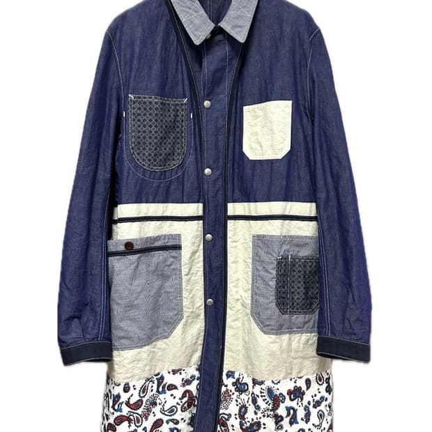 준야와타나베 22ss 리버시블 롱자켓