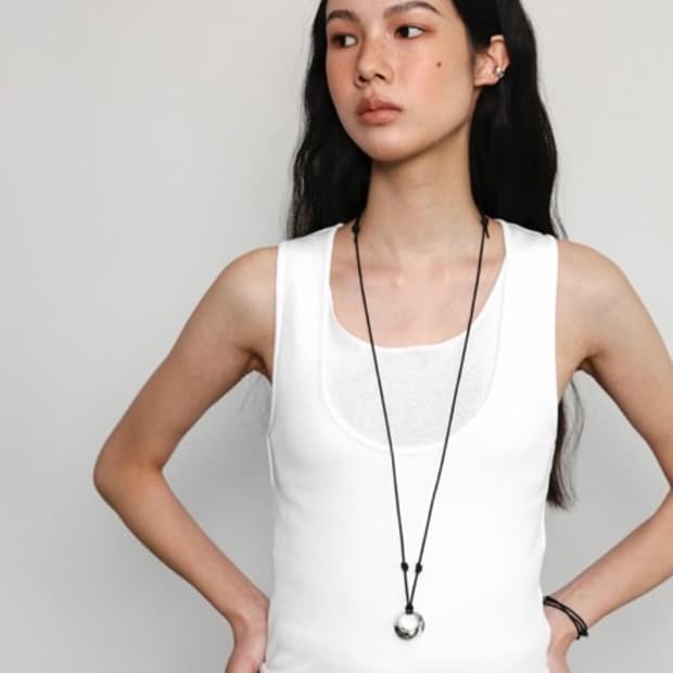 loveofthebush 럽오브더부쉬 ora leather 실버 목걸이