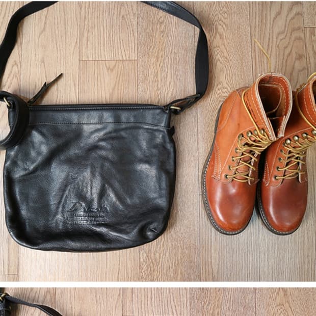 일본판 DAKOTA 퀄리티 높은 소가죽 크로스 백

