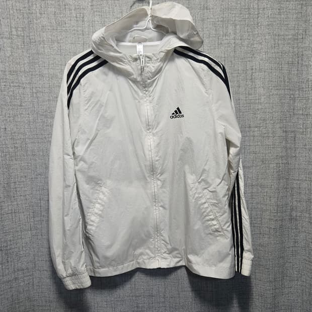 아디다스 여성 삼선 트랙탑 후드 바람막이 