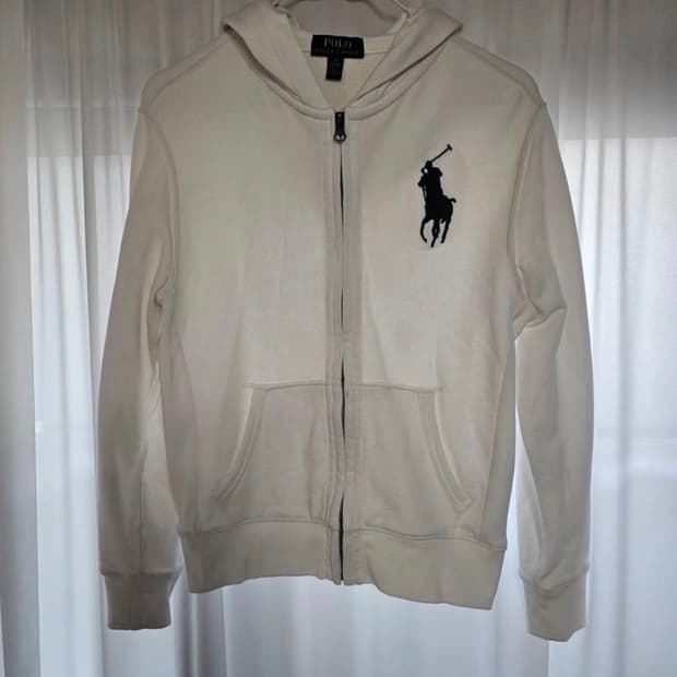 빅포니 슬림핏 후드집업 