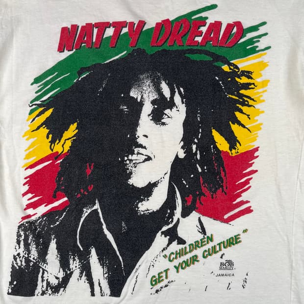 빈티지 밥말리 Natty Dread 반팔