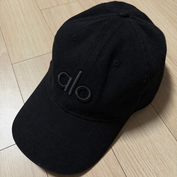 ALO 알로 오프듀티 볼캡 빈티지 블랙 모자