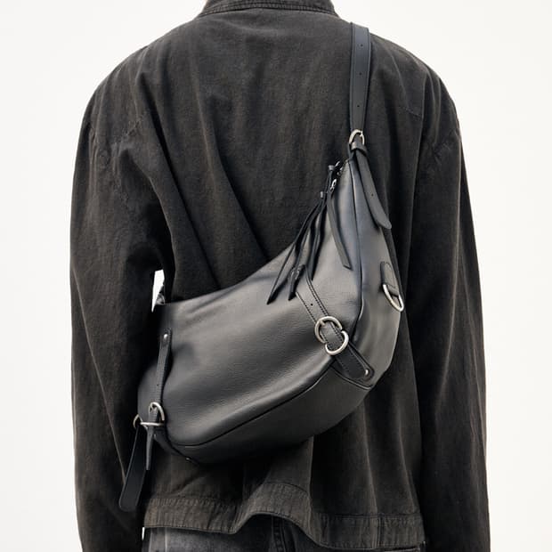 해칭룸 Leather Cross Bag Black 구매 희망
