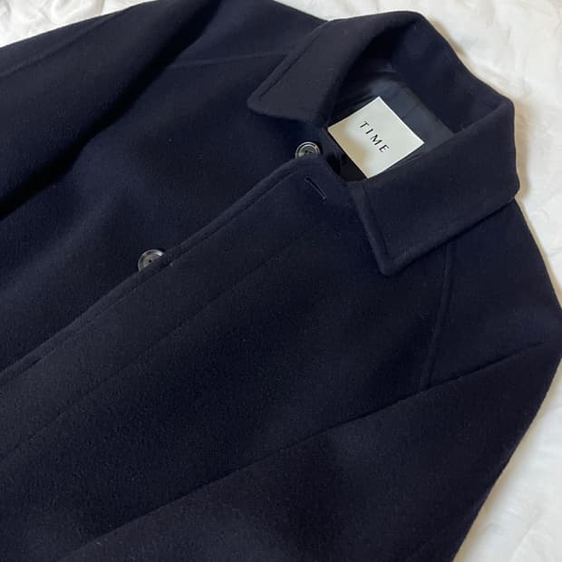 25FW 타임옴므 디테처블 탭코트 발마칸 코트