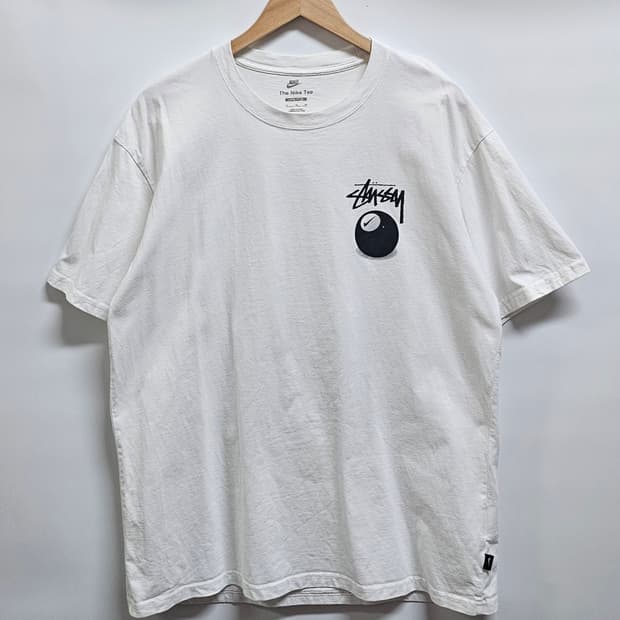 나이키x스투시 8볼 반팔 티셔츠 XL