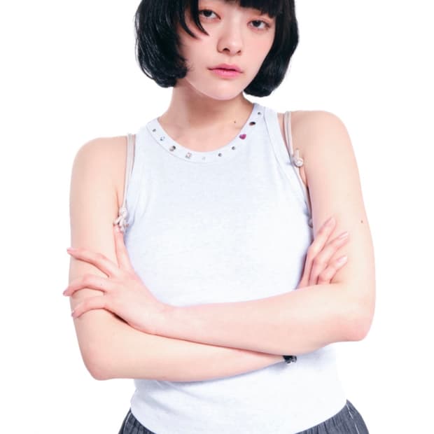 나비버스 Necklace Top_Melange