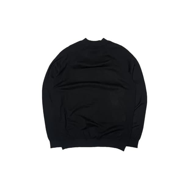 ZARA 자라 모크넥 니트 블랙