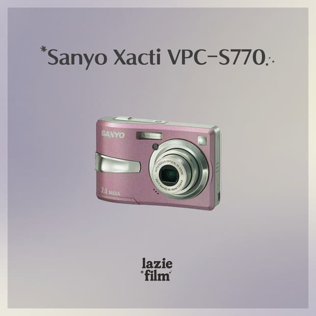 레어✧・゚Sanyo Xacti VPC-S770 산요 작티 S770