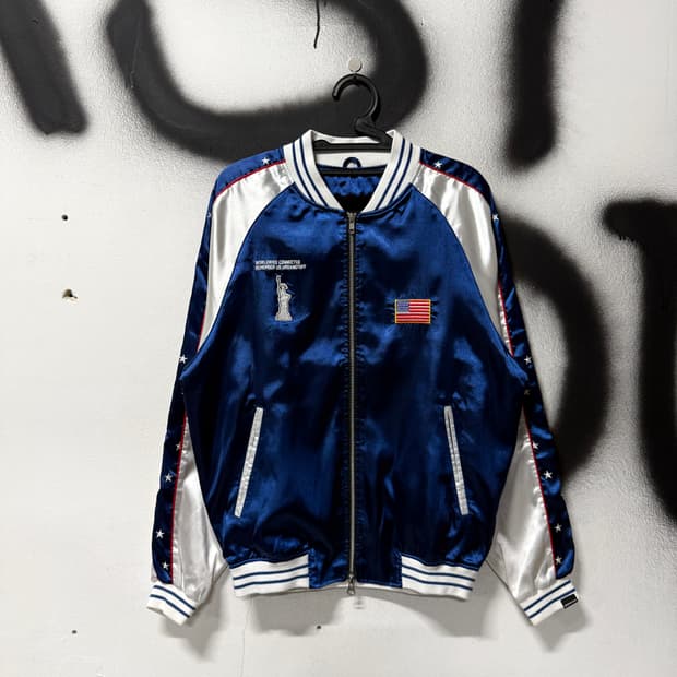 URBANSTOFF USA 자수 패치 디테일 집업 스카잔 자켓