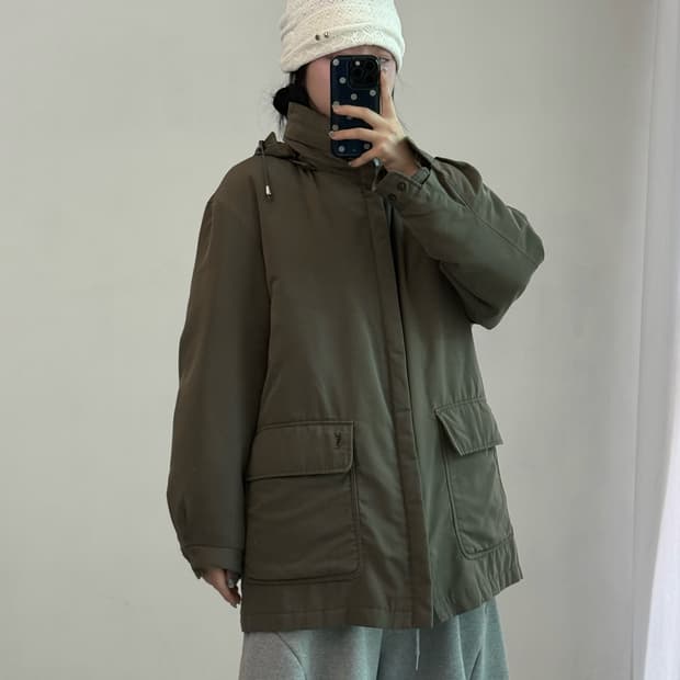 입생로랑 사파리 패딩 자켓