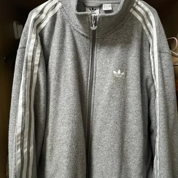 아디다스 부클 집업 져지 그레이 M