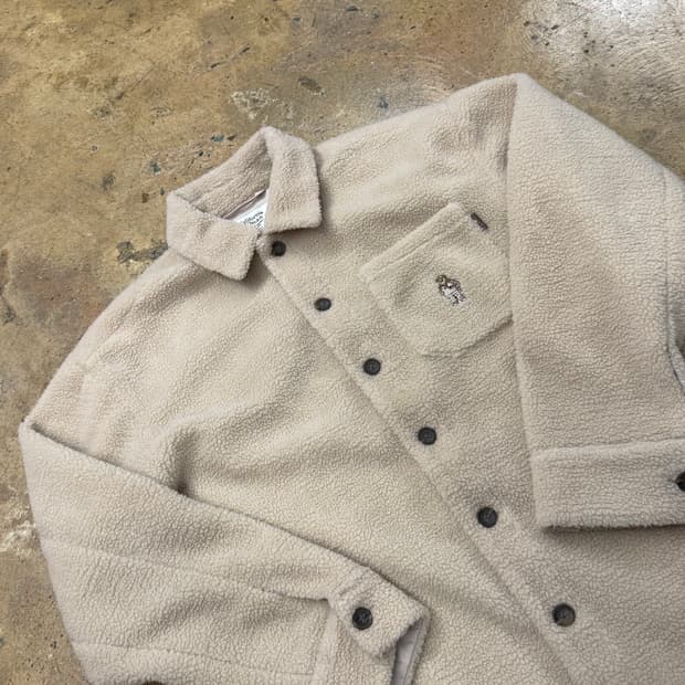 [정품/S] 후아유 플리스 셔츠 자켓 아이보리 b18