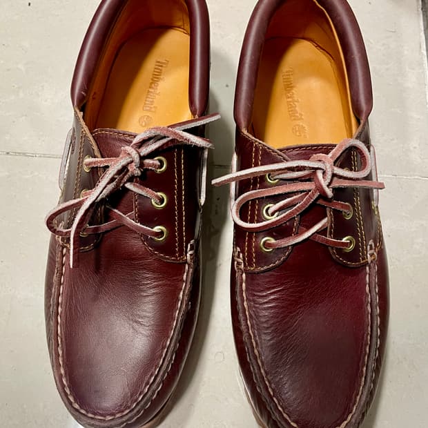 (285)팀버랜드 3아이 보트슈즈 버건디