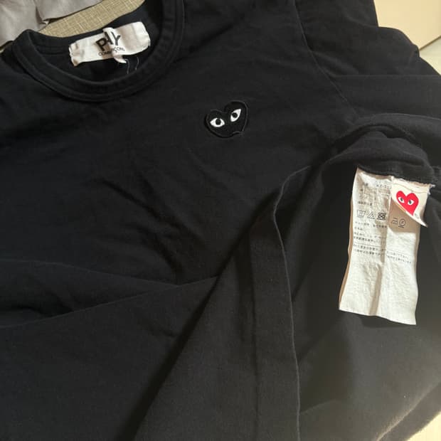 꼼데가르송 롱슬리브